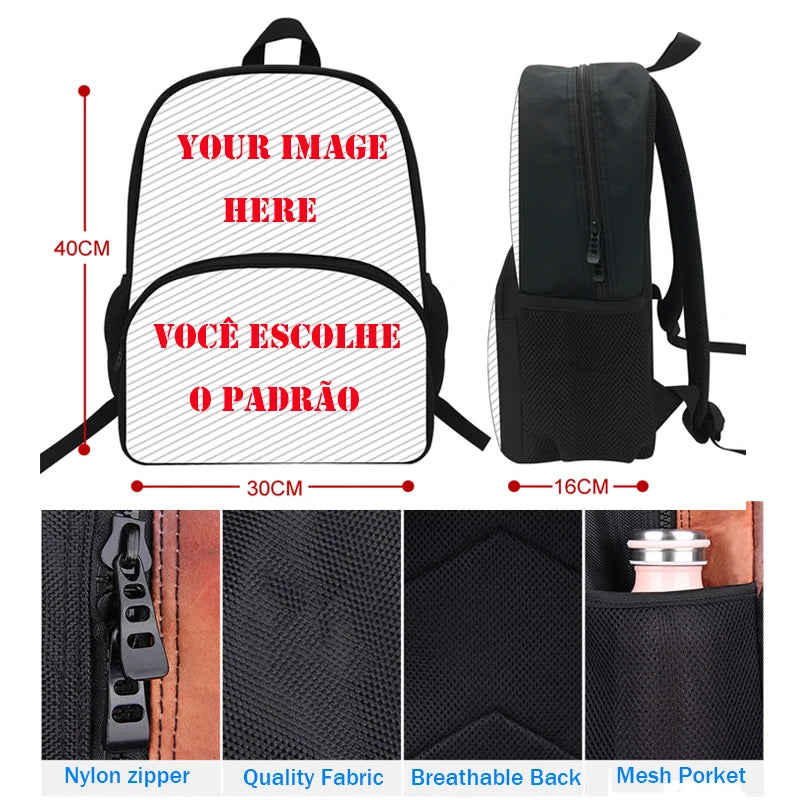 16-INCH Children Owl School Bag for Teenagers Boys&Girls Book Bag