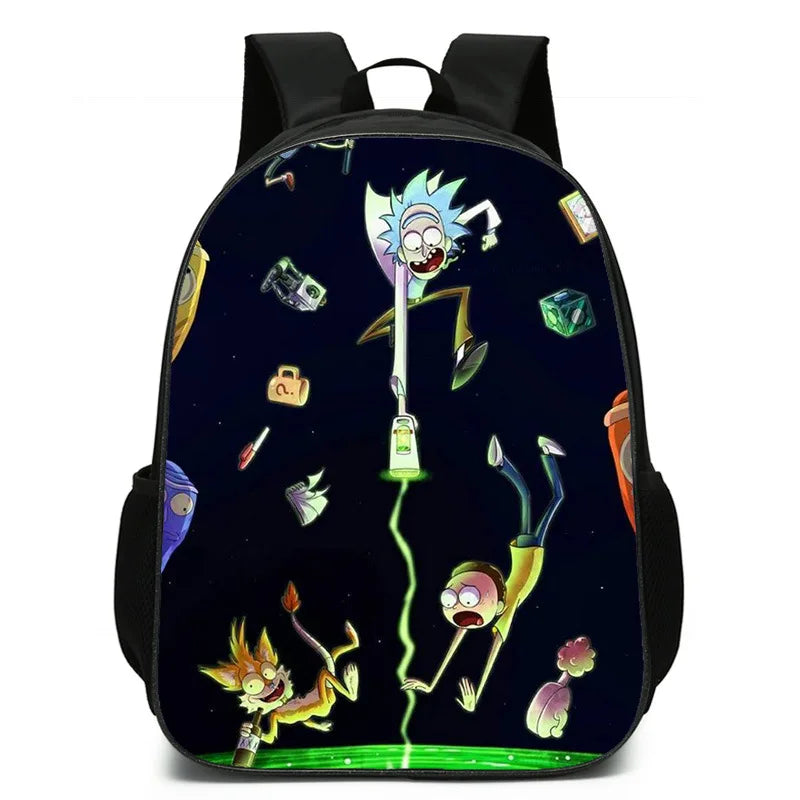 16 Inch Cartoon Backpacks For Kids 3d Printed School Bags