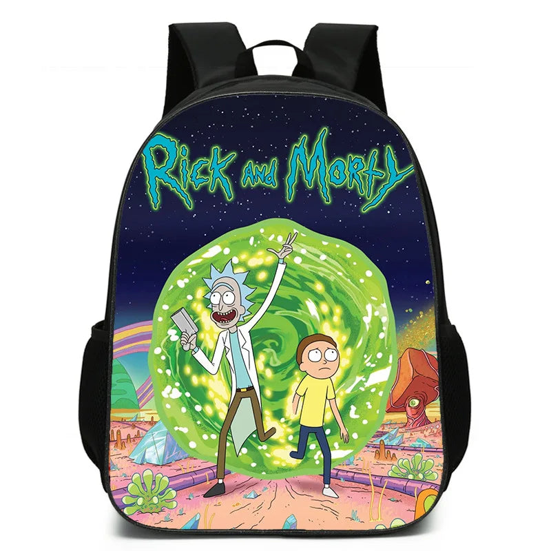 16 Inch Cartoon Backpacks For Kids 3d Printed School Bags