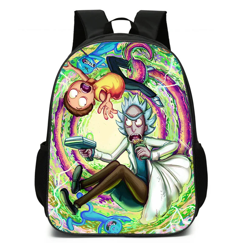 16 Inch Cartoon Backpacks For Kids 3d Printed School Bags