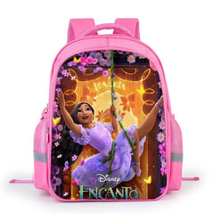 16 Inch 3D Print Children Backpack Pink