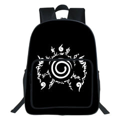 16 Inch Anime Uzumaki Sasuke Backpacks School Bag Boy Girl Bags