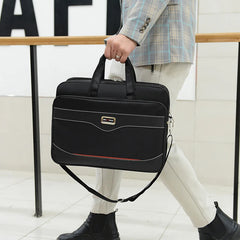 16 Inch Oxford Cloth Men's Computer Bag, Waterproof Business Messenger Bag