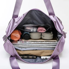 16 Inch Oxford Travel Bag, Foldable Fitness Bag, Waterproof Luggage Bag