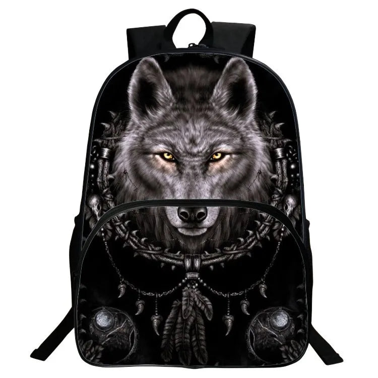 16 Inch Animal Printing School Bag for Kids