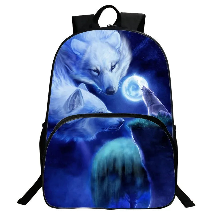 Animal Printing Children Bagpack Kids Backpack Student Book Bag