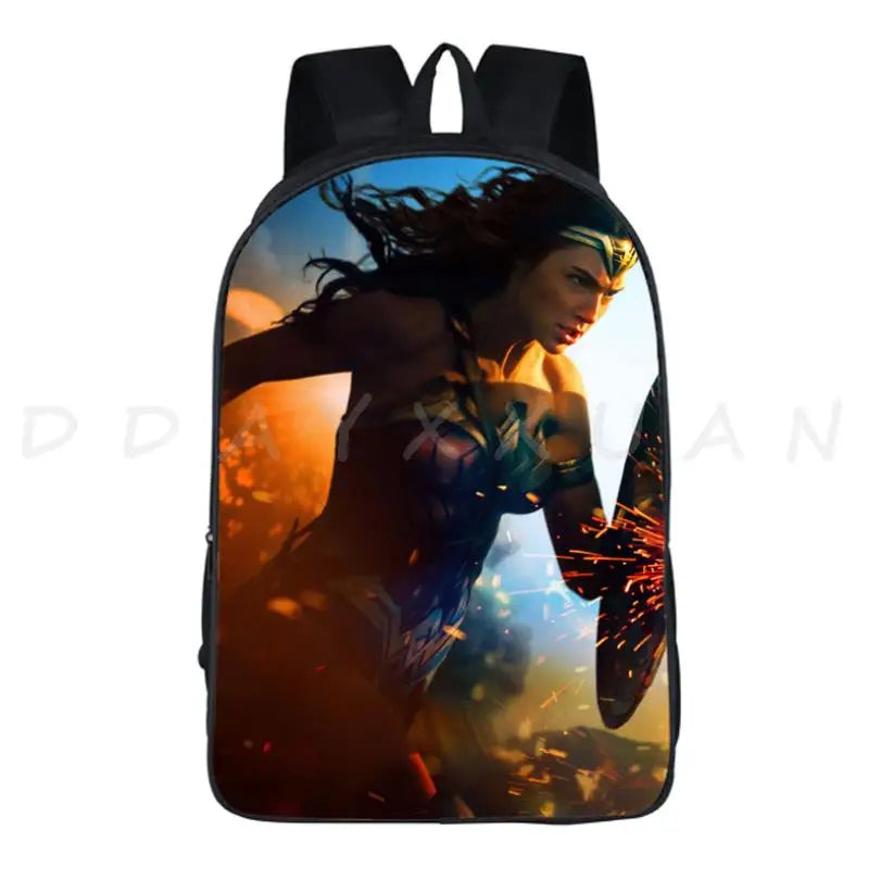 16 Inch Kids Orthopedic School Backpack Double Zipper Boys