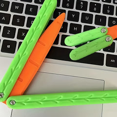 3D Burning Fire Butterfly Carrot Decompression Toy