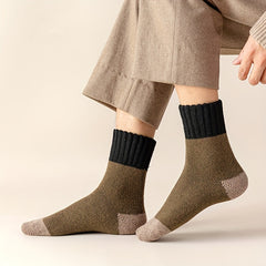 Men's Warm Casual Plus Velvet Mid-calf Socks