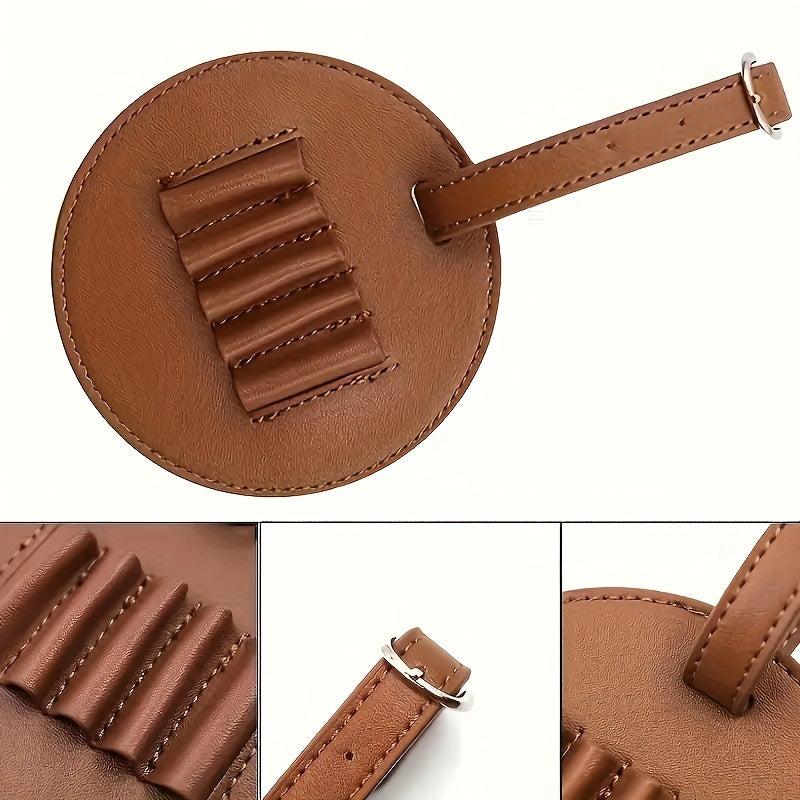 Golf Tee Bag PU Leather Durable with 5 Slots