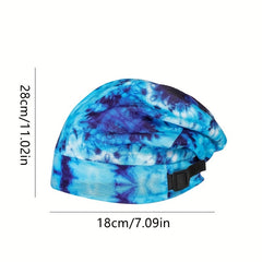Tie Dye Beanie Hip Hop Hat Unisex Slouchy Lightweight Elastic Skull Cap