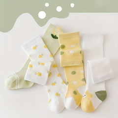 Baby Girls Mesh Crew Socks Boneless Mosquito-proof Stockings