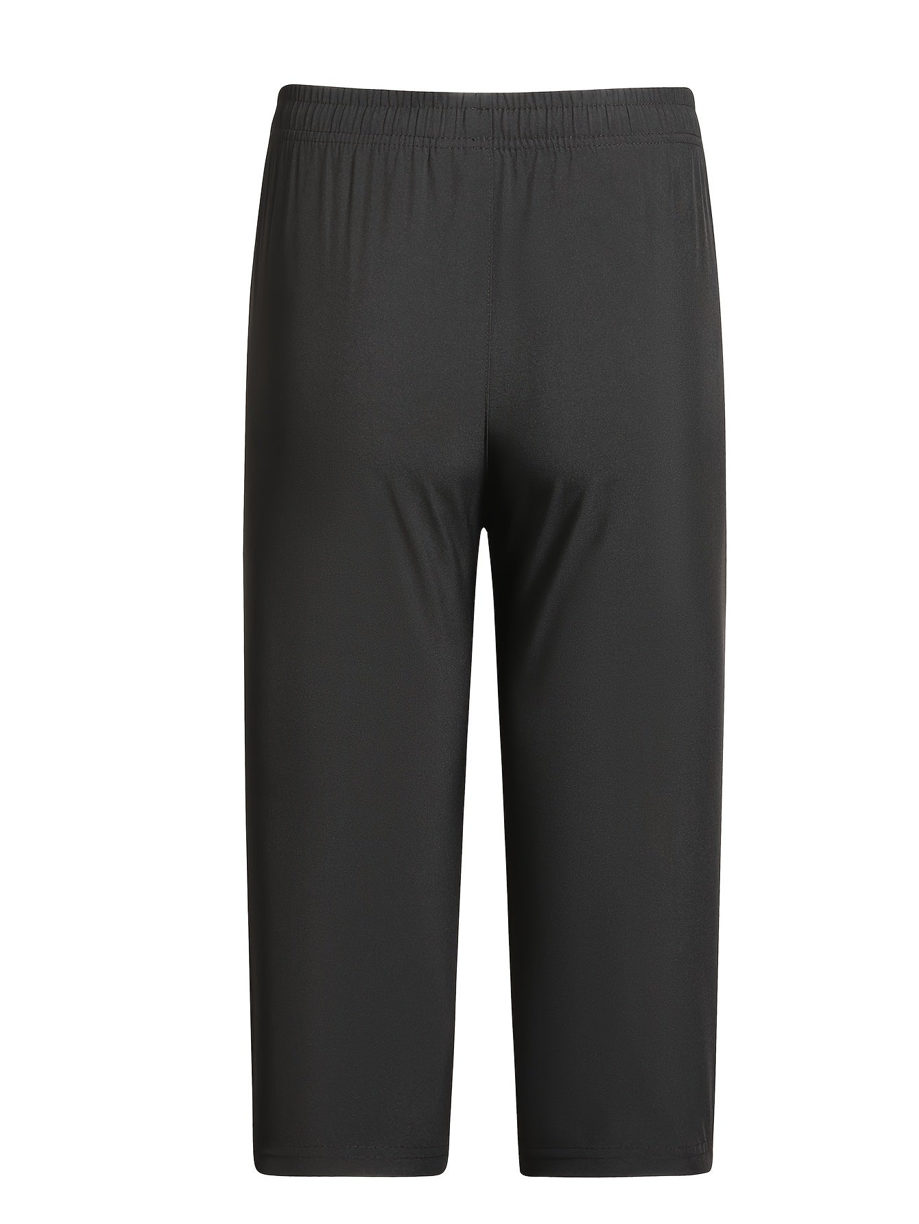 Men's Stretch Sports Shorts Quick Dry Zip Pockets Gym Training Pants
