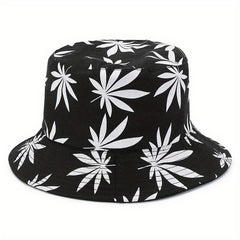 Men's Outdoor Maple Leaf Sunshade Bucket Hat