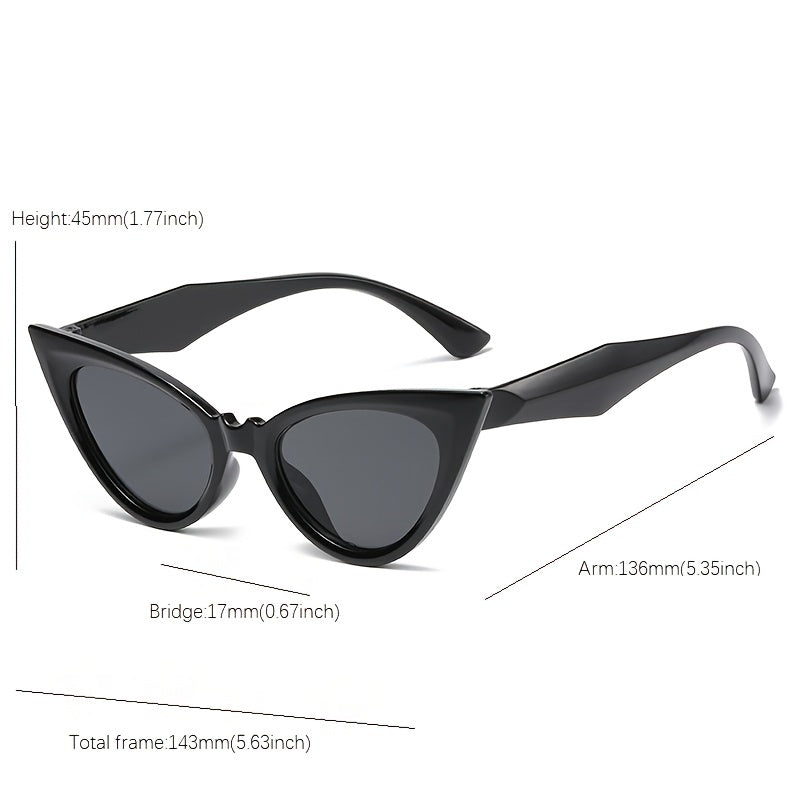 Retro Triangle Cat Eye Sunglasses