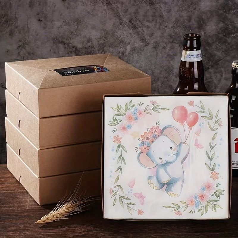 20-Count Festive Napkins for Birthdays and Holidays