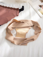 5pcs Seamless Solid Bikini Panties for Women