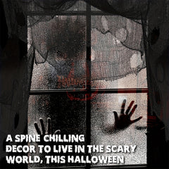 Halloween Gauze Haunted House Horror Decoration Layout 72in