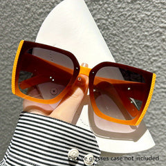 Large Square Sunglasses UV400 Sun Shades Party Beach Travel