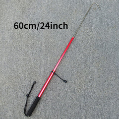 Portable Telescopic Fishing Grip with Rubber Handle Lightweight and Durable