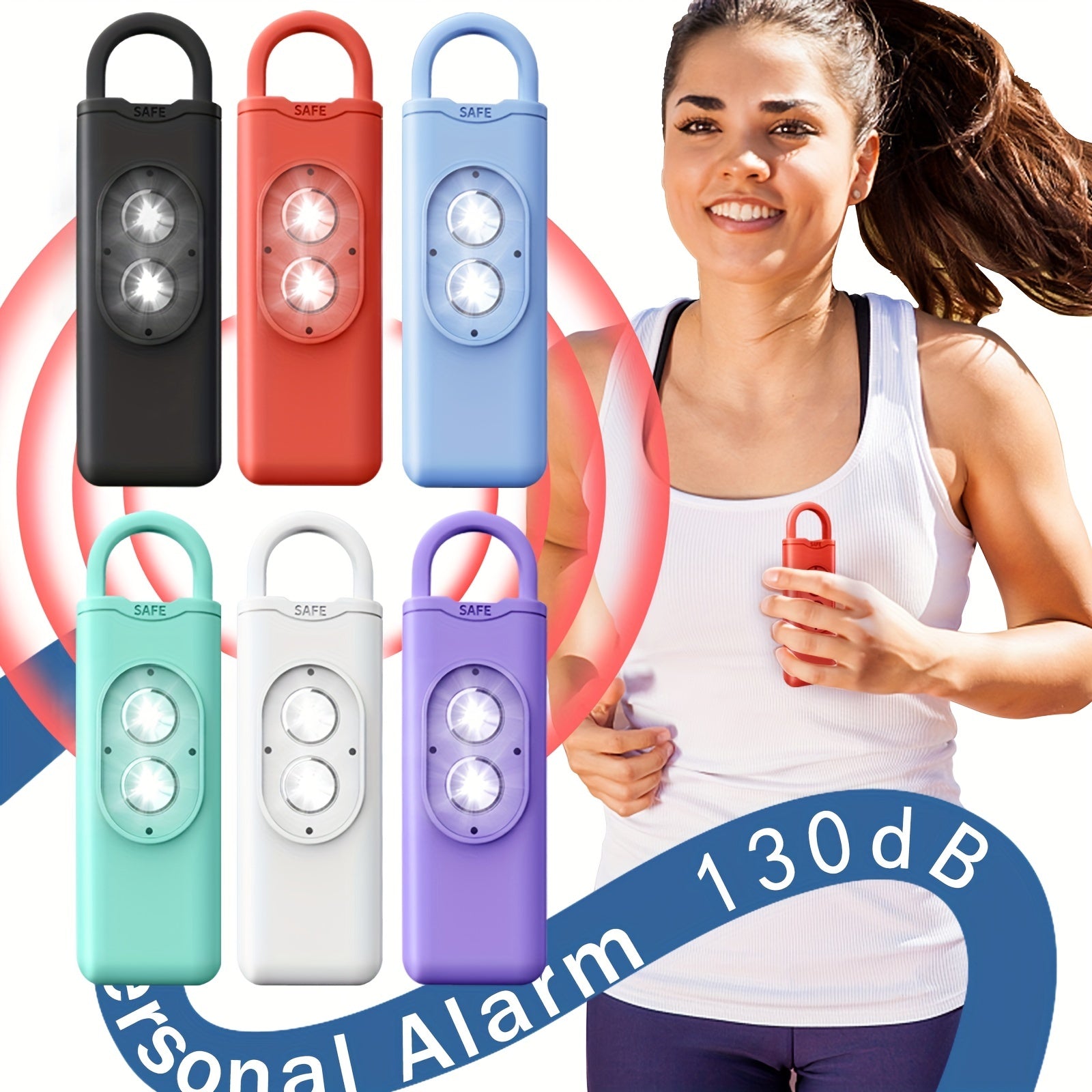 Safety Alarm & Strobe Lights 130dB Hand Whistle Gift
