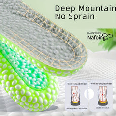 Upgraded Shock Absorption Insoles High Elastic Running Sneaker Pads