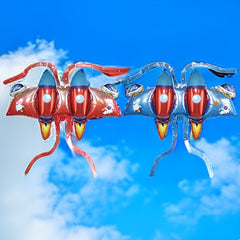 Cartoon Rocket Wings Balloon Thanksgiving Gift Christmas