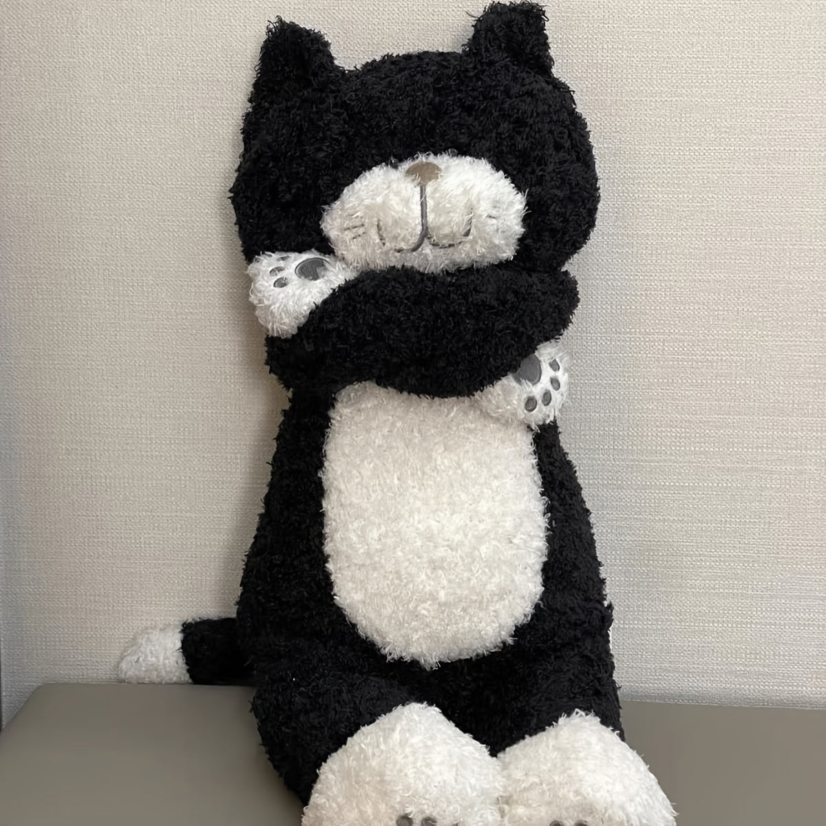 Plush Kitty Teddy Bear with Fluffy Ears - Soft Stuffed Animal Gift