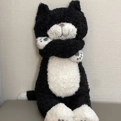 Plush Kitty Teddy Bear with Fluffy Ears - Soft Stuffed Animal Gift