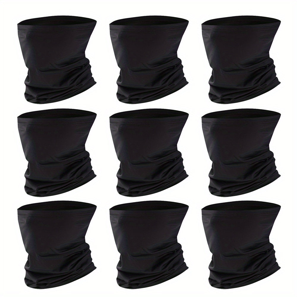 6pcs Men's Cycling Face Neck Gaiter for Outdoor Sports