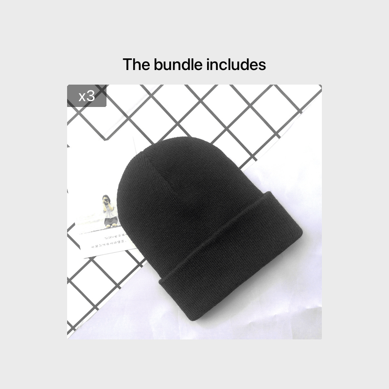 Newborn Infant Beanie Knit Hat Winter Warm Cap For Baby