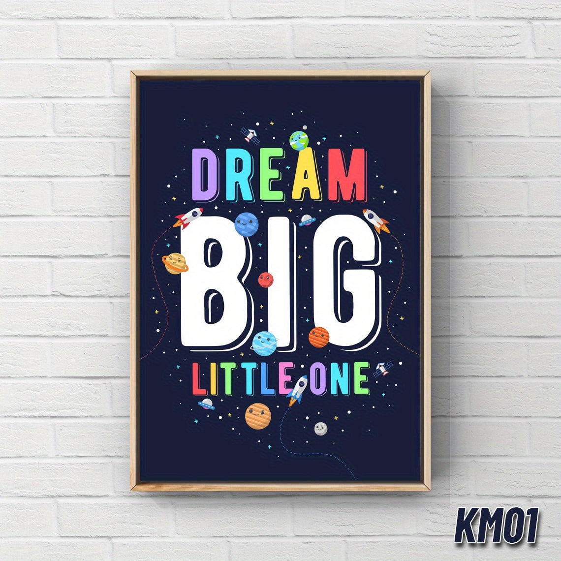 Outer Space Poster for Kids Room Decor