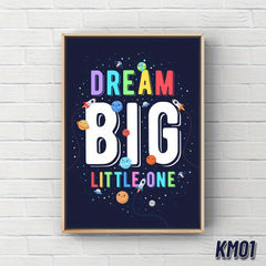 Outer Space Poster for Kids Room Decor