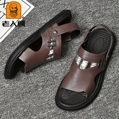 LAORENTOU Men's Sandals Quick Drying Beach Shoes