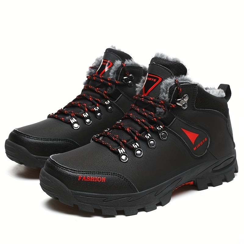 Men's Hiking Boots Durable Non Slip Warm for Fall Winter