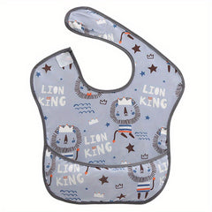 Waterproof Baby Feeding Bibs Set of 5 Washable Odor Resistant