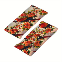 Floral & Bird Print Sports Headband Sweat Wicking Polyester for Yoga Gym Running