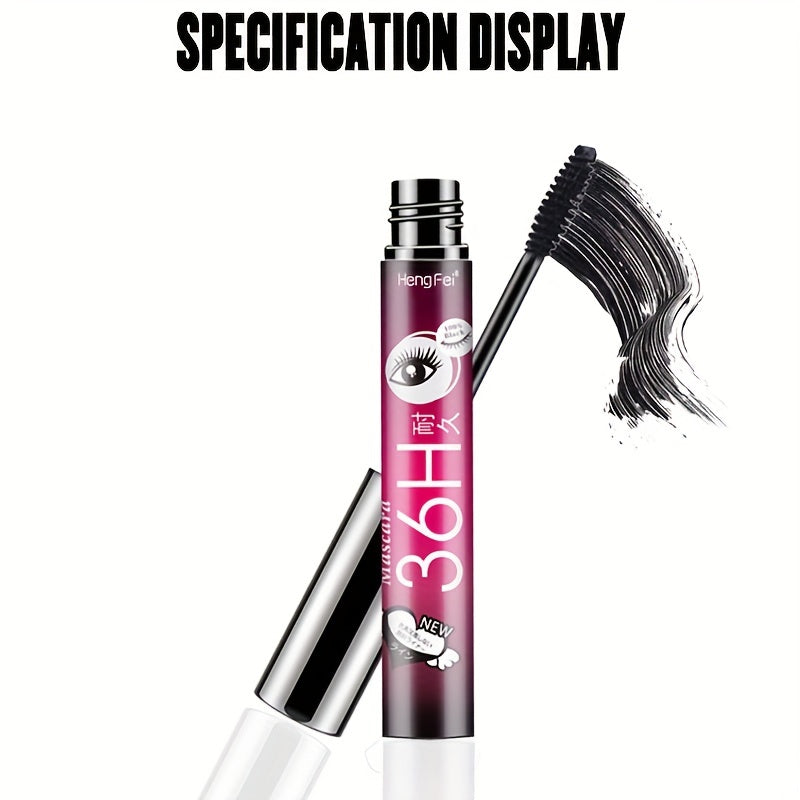 Thick Fiber Mascara Long Lasting Curling Holding Natural Effect Waterproof