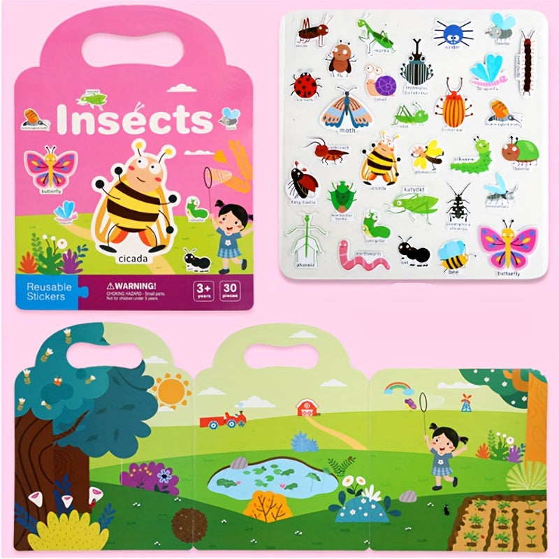 Reusable Sticker Book Educational Toys