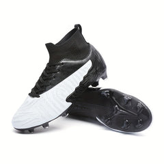 Non Slip Soccer Cleats Lightweight Training High Top Athletic Sneakers