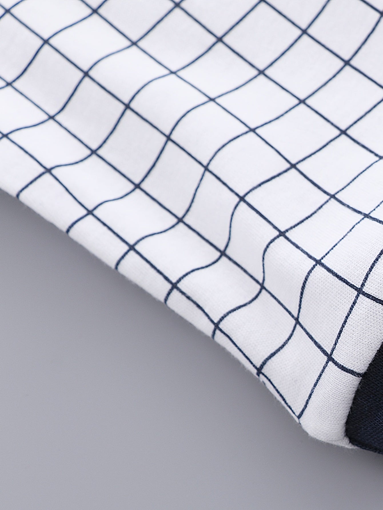 Plaid Gentleman Suit for Baby Boys Cotton Jumpsuit