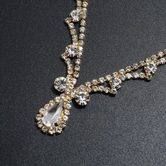 Rhinestone Head Piece Head Chain for Prom Party