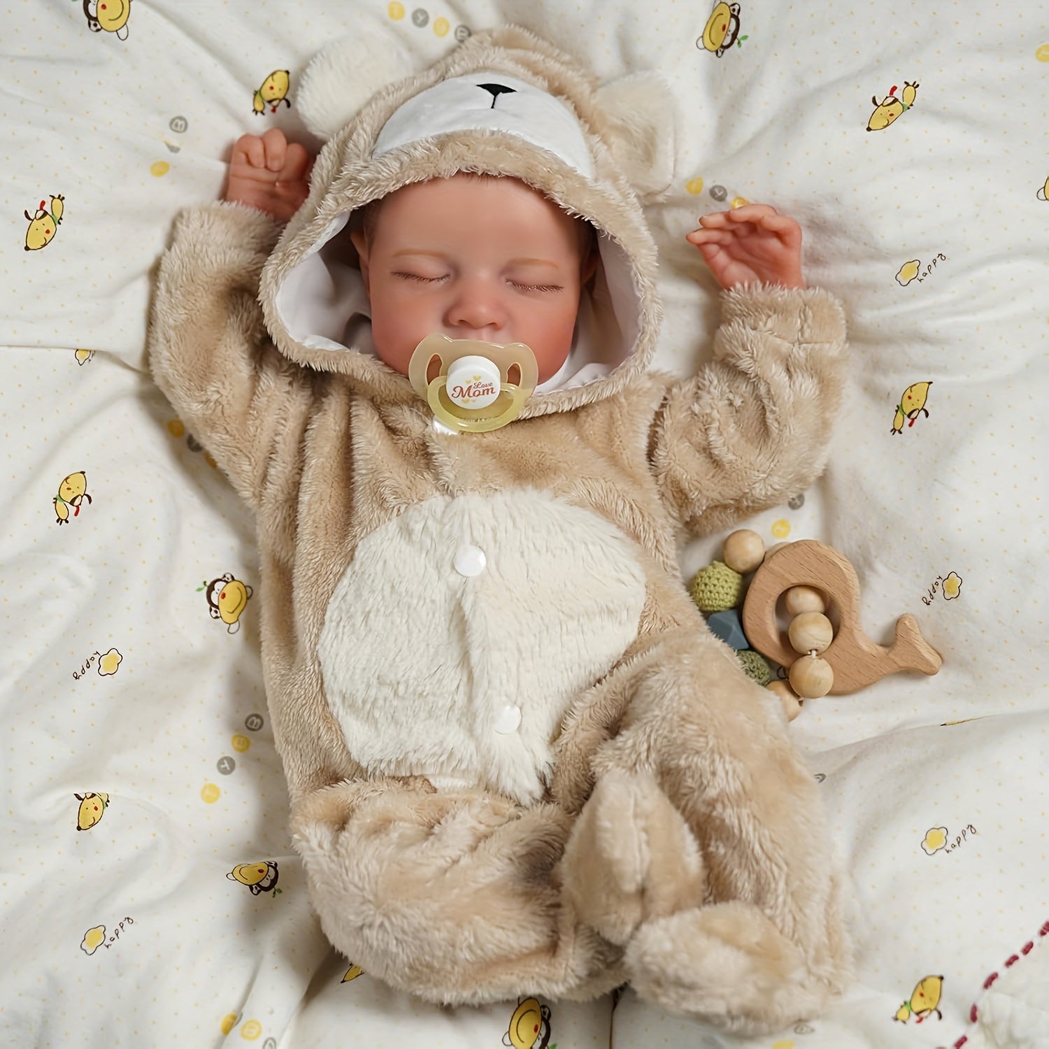 BABESIDE Lifelike Reborn Baby Dolls 20Inch Real Life Baby Dolls with Toy Accesso