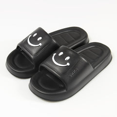 Unisex Smiling Face Sports Slippers Lightweight Shower Beach Slippers