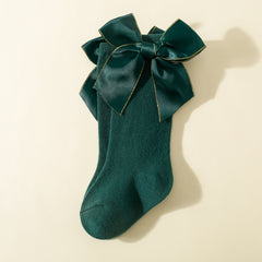 Baby Girls Kids Bowknot Crew Socks Cute Stockings