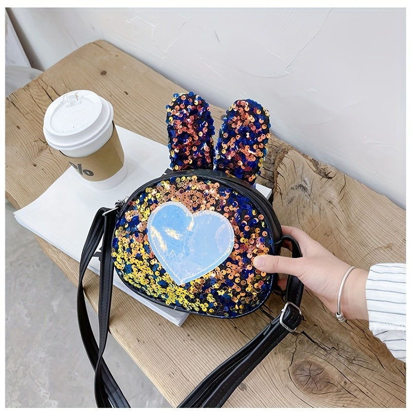 Girls Rabbit Ears Princess Messenger Bag Single Shoulder Bag