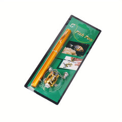 Retractable Fishing Pole & Reel Combo Mini Pocket Pen Rod Tackle