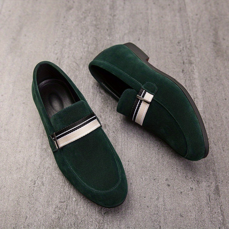 Men's Slip On Loafers Assorted Colors Smart Casual Dress Shoes