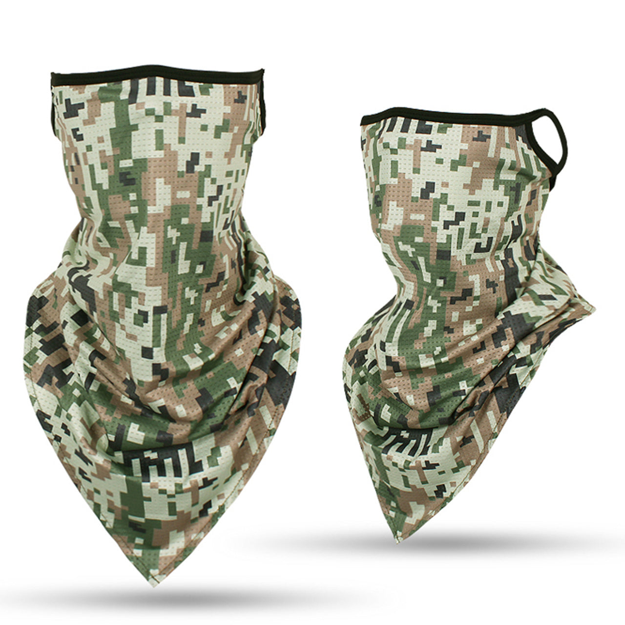 Camouflage Neck Gaiter Face Mask for Riding Fishing Hiking