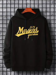 'Masked' Print Hoodie for Men